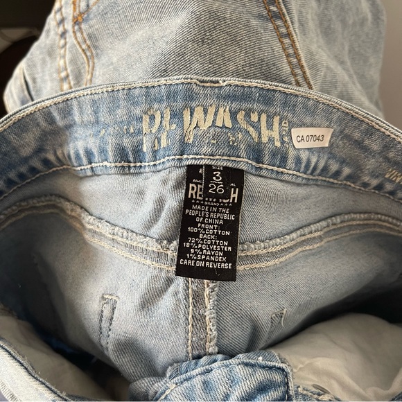 Re-wash | denim shorts size 26 - Picture 4 of 4